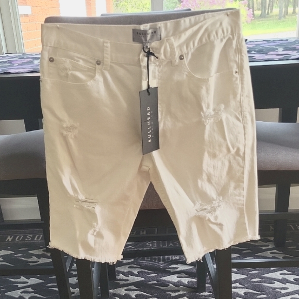 Bullhead Shorts, NWT, White, 32